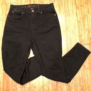 Jennifer Lopez Black High Rise Skinny Ankle